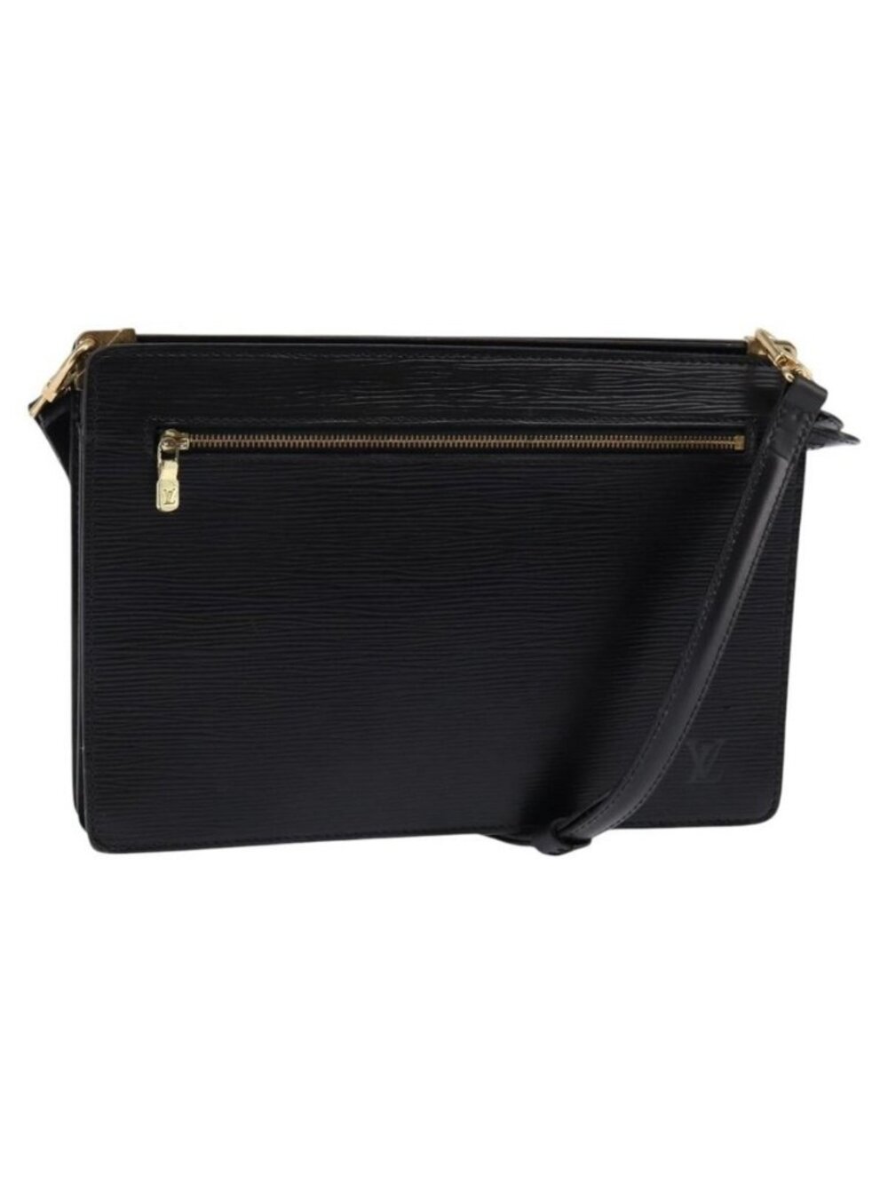 Authentic LOUIS VUITTON Epi Angian Shoulder Bag 2way Black M52112 LV